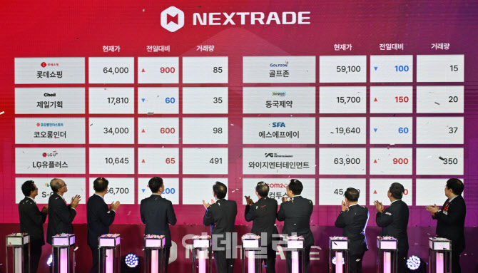 [포토]대체거래소(ATS) '넥스트레이드(NXT)' 개장
