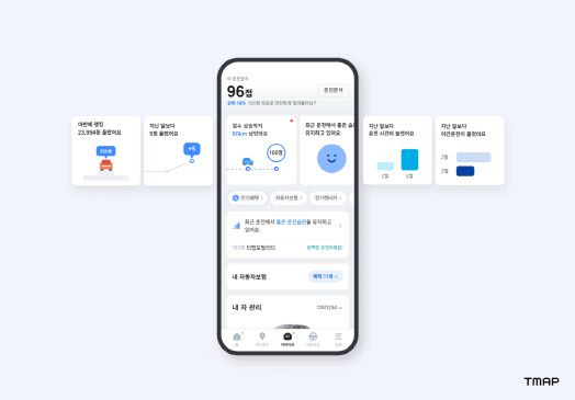 티맵, '카라이프' 탭 전면 개편…주행 분석·보험 할인 '개인화'
