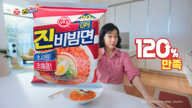 오뚜기, 진비빔면 신규 모델에 ‘원조 완판녀’ 방송인 최화정 발탁