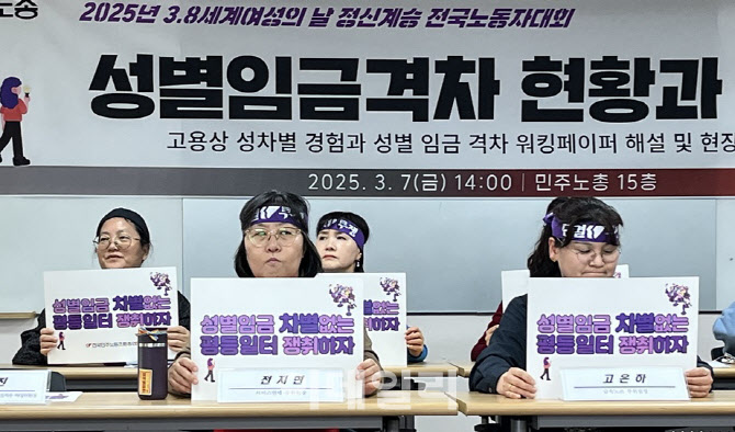 "똑같이 공고 졸업후 같은날 입사해도 여성엔 임금차별"