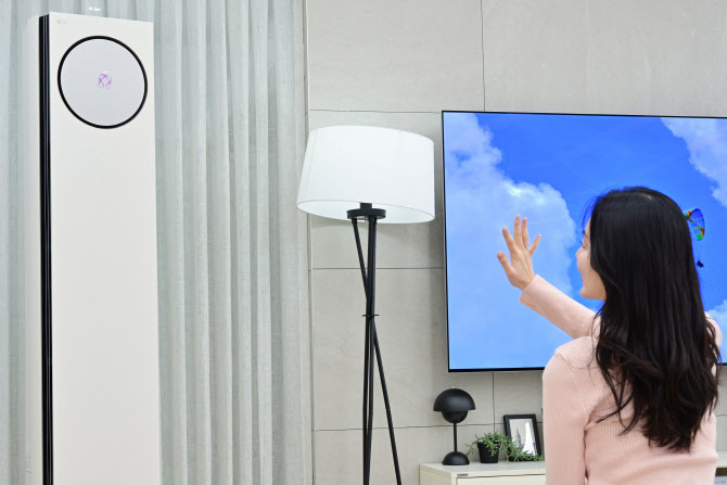 LG 휘센 AI 에어컨 판매량 40% 늘었다