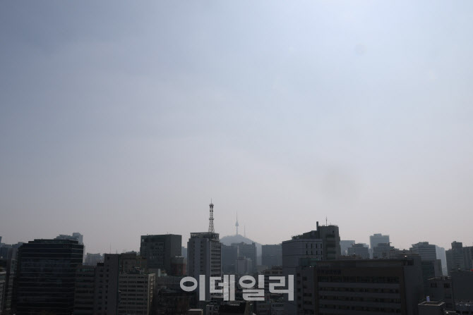 [포토]미세먼지에 갇힌 도심