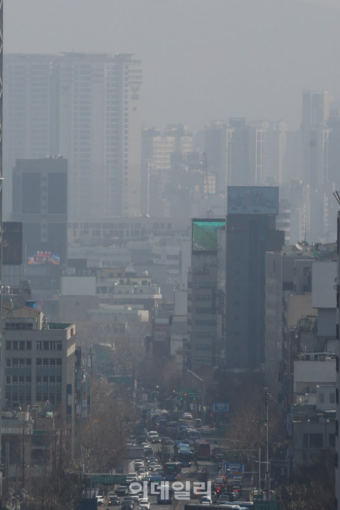 [포토]수도권 미세먼지 농도 나쁨