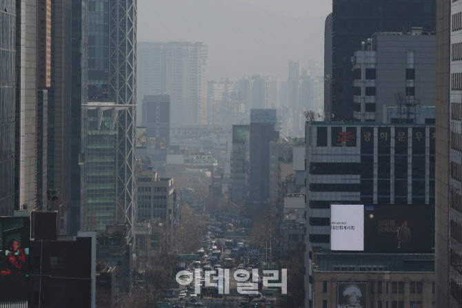 [포토]이틀연속 수도권 미세먼지 농도 나쁨