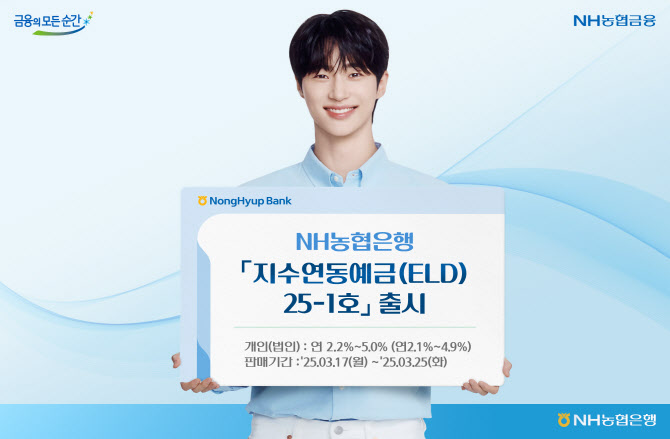 농협은행, 원금보장형 지수연동예금(ELD) 출시