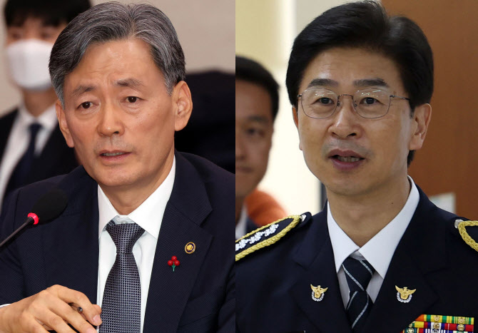 경찰 수뇌부 내란 재판 시작…조지호·김봉식 혐의 '부인'