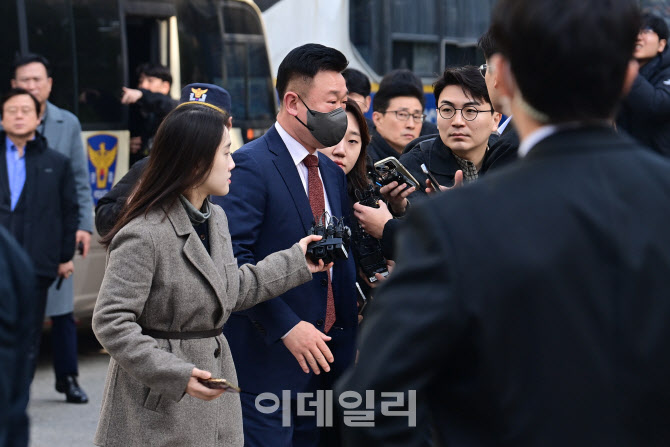[포토]이광우 경호본부장 영장실질심사