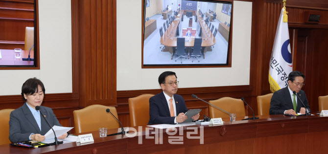 [포토]최상목 "공공요금 상반기 동결… 산불피해, 4000억원대 신속지원"