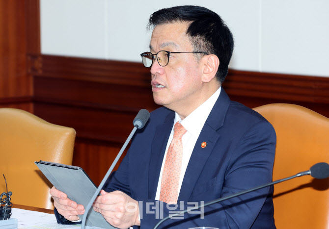 [포토]최상목 부총리, "공공요금 상반기 동결… 산불피해, 4000억원대 신속지원"