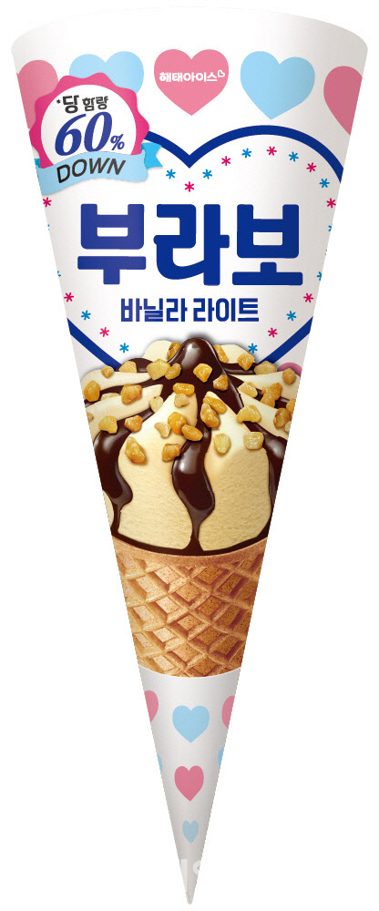 해태아이스, 당 함량 낮춘 ‘부라보 바닐라 라이트’ 출시
