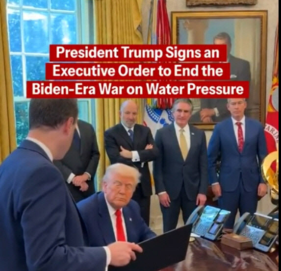 물 콸콸 쓰면 위대한 미국? 샤워기 규제 폐지까지 행정명령
