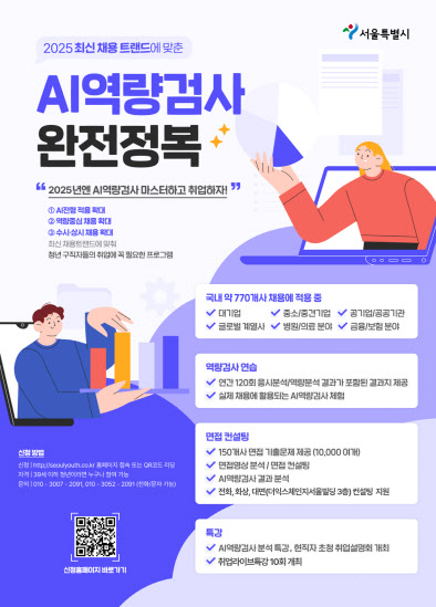 서울시, 구직 청년들에 AI 면접 체험·정장 무료 대여