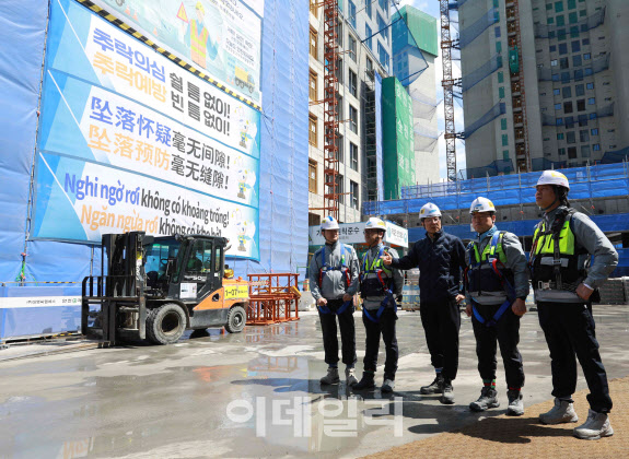 삼성물산, 건설현장 안전 릴레이 캠페인 실시…추락사고 예방 총력