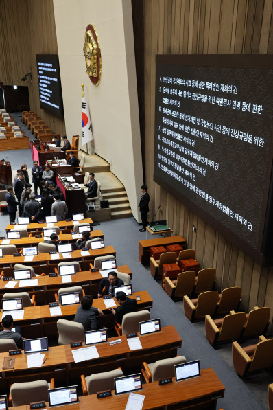 [속보]내란특검법, 국회 재표결서도 부결…자동폐기