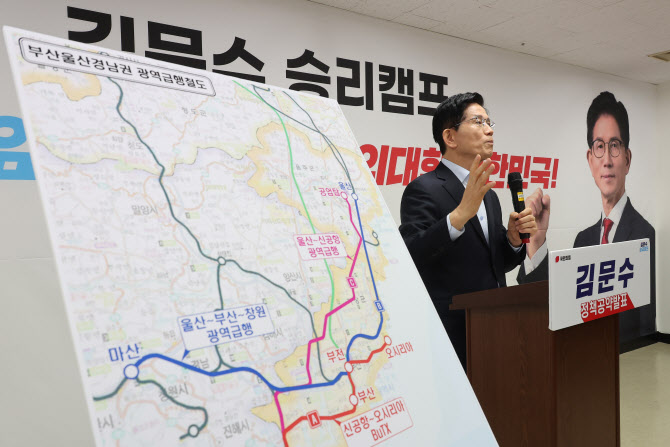 김문수 “GTX 전국 5대 광역권·수도권 전 노선 완성할 것”(종합)