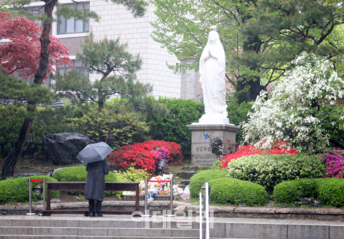 [포토] 교황을 위한 기도