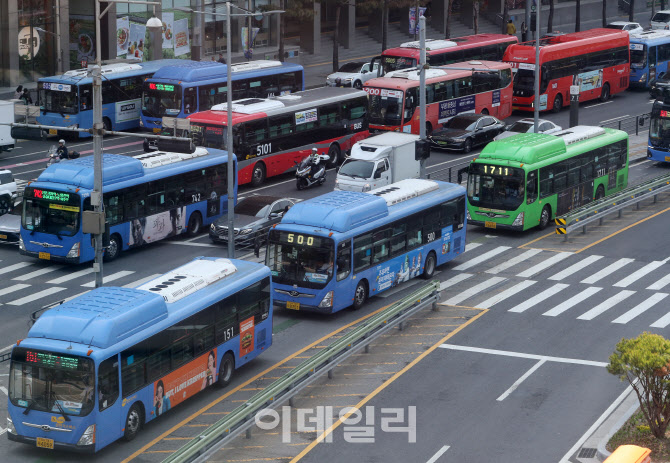 [포토] 서울 시내버스 노조 30일 파업 예고