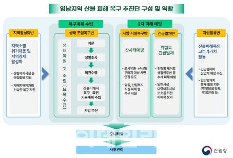 대형산불 피해 복구에 민·관·학 전문가들이 나선다