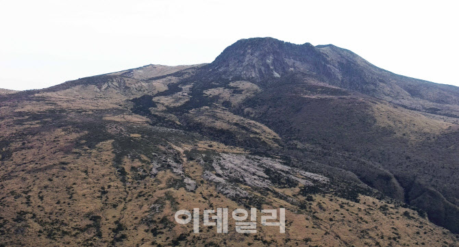 '한라산 모세왓 유문암질 각력암지대', 천연기념물 지정 예고