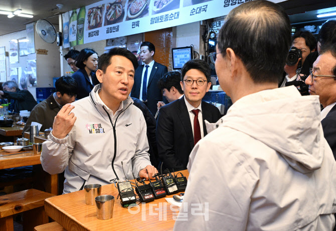[포토] 한덕수후보-오세훈 시장, 오찬 간담회