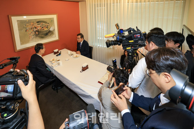 [포토]한덕수 대선 예비후보-이낙연 전 총리 오찬