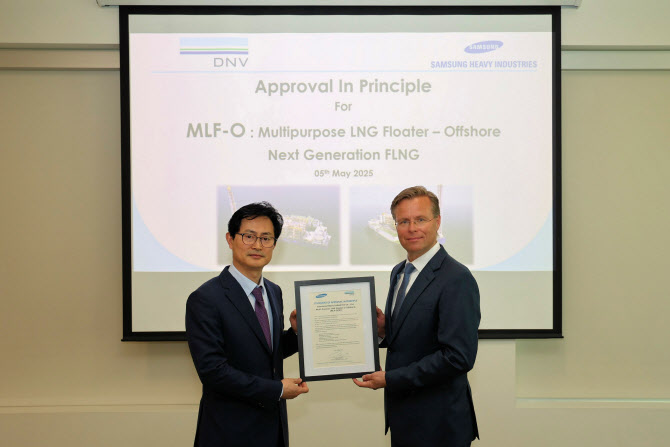 삼성重, MLF-O 기본인증 획득…FLNG 표준 라인업 강화