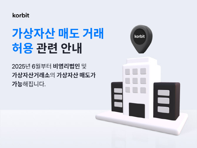 코빗, 비영리 법인·거래소 대상 가상자산 매도 솔루션 준비