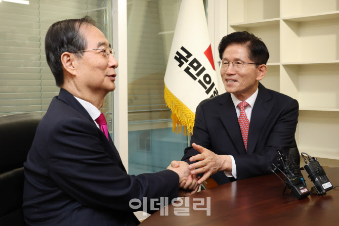 [포토]김문수-한덕수 회동
