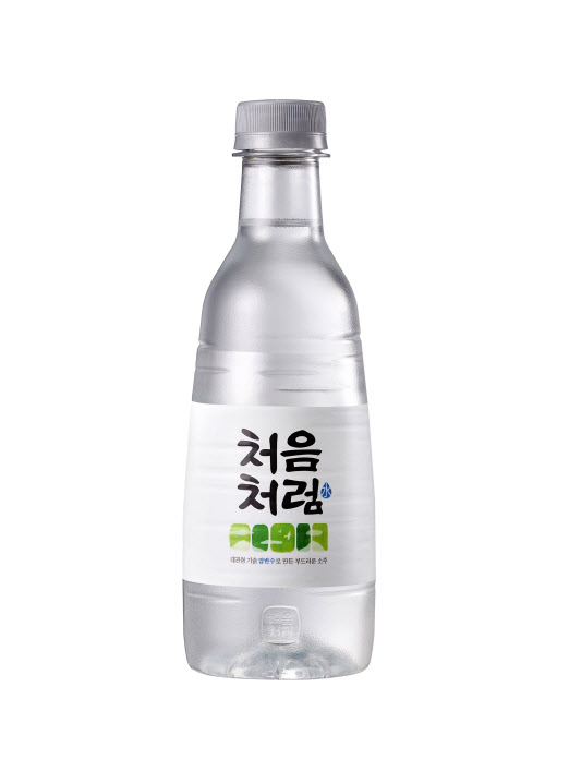 처음처럼 375ml 페트(PET) 출시