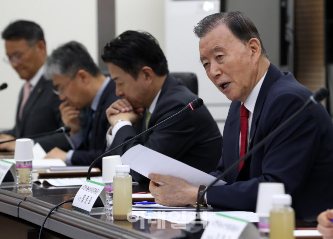 [포토] 홍문표 aT 사장, 혁신자문회의 모두발언