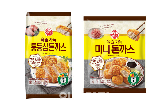 오뚜기, 100% 국산 돼지고기로 만든 돈까스 2종 출시
