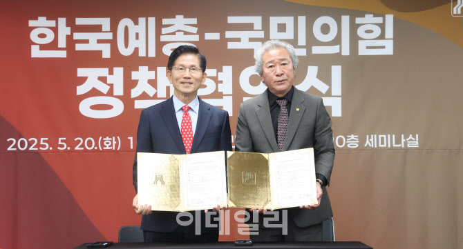 [포토]김문수 국민의힘 대선후보, 한국예총 정책협약식