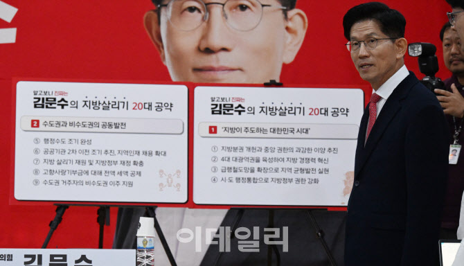 [포토]전국을 새롭게 지방시대 공약 발표하는 김문수 후보