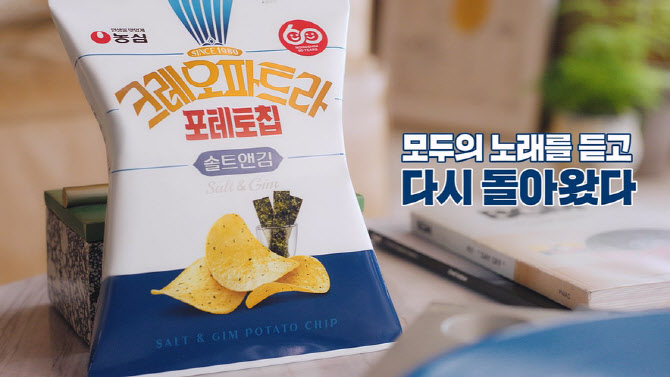 제일기획, 농심 ‘크레오파트라 솔트앤김’ 광고 제작
