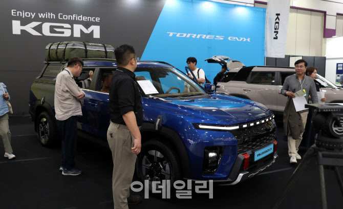 [포토] KGM 전기차 부스