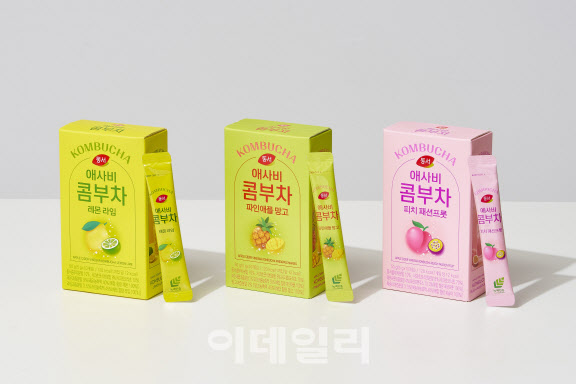 동서식품, 신제품 ‘동서 애사비 콤부차’ 3종 출시