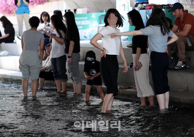[포토] 시원한 청계천
