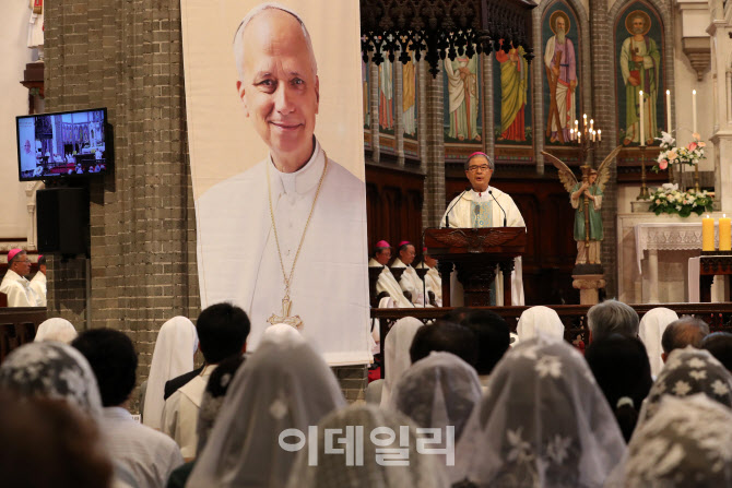 [포토] 교황 선출 감사 미사