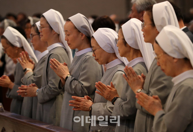 [포토] 교황 선출 감사 미사
