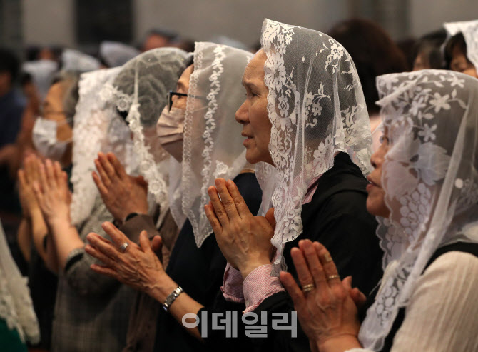 [포토] 명동성당에서 열린 교황 선출 감사 미사