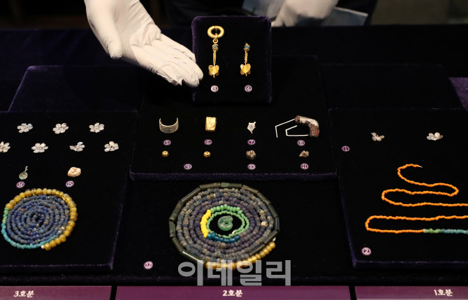 [포토] 국립부여문화유산연구소, 왕릉원 출토품 공개