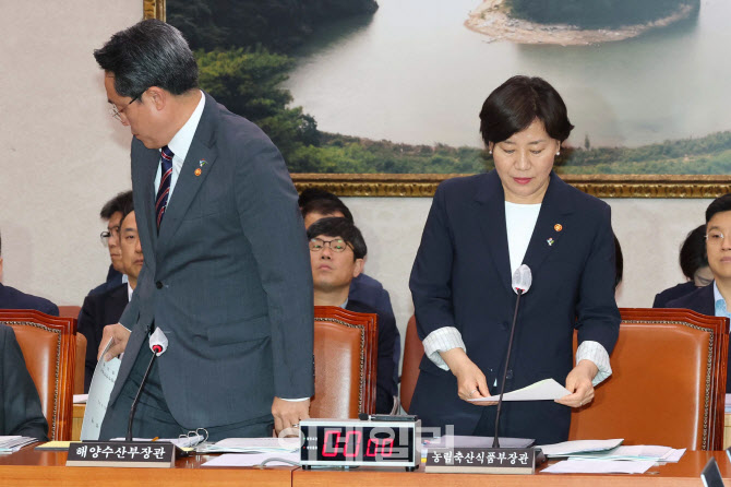 [포토]떠나는 장관과 유임된 장관