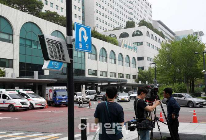 [포토] 김건희 여사 퇴원 앞둔 서울아산병원