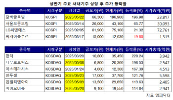 증시 랠리에 IPO 시장 활기…열에 일곱은 수익