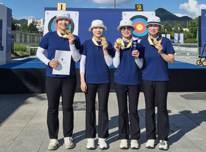 인천시청 여자 양궁팀, 대통령기 대회 단체전 우승