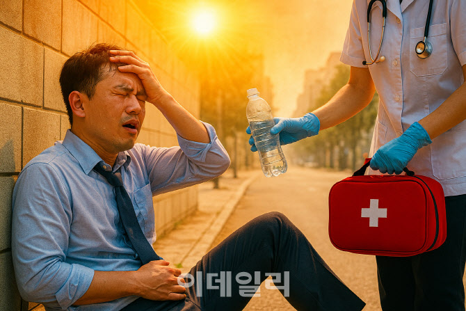 '푹푹' 찌는 더위에 하루 51명 응급실행