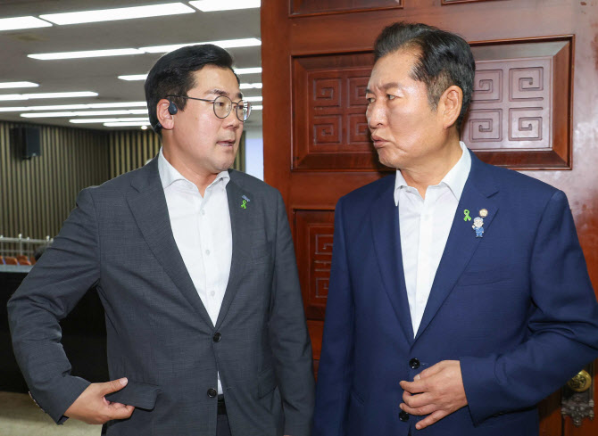 與 당권레이스 본격화…박찬대 "통합 협치", 정청래 "내란 종식"