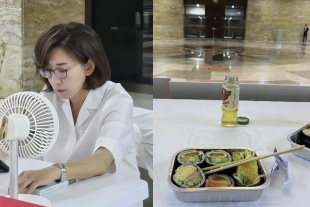 ‘6박 7일 농성’ 나경원 “꼭 단식·삭발해야 하나”