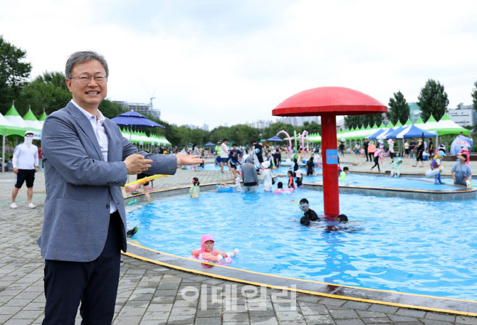 [포토] 구로구, ‘2025 안양천 물놀이장 개장식’