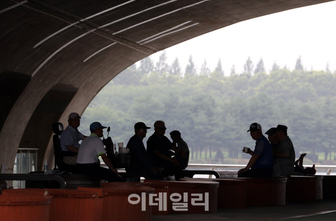 [포토] 그늘에서 즐기는 휴식